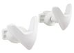 SOMATHERM FOR YOU Witte V-haken voor handdoekdroger om te schroeven, 2 stuks
