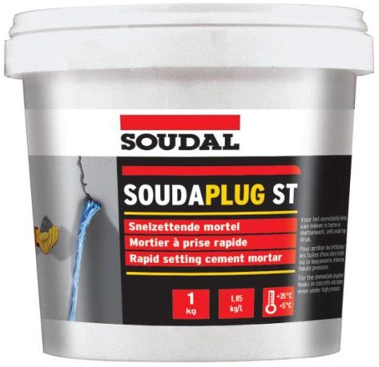 Soudal Soudaplug ST snelzettende mortel