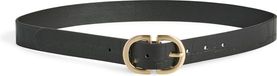PIECES PCJUVA CROCO JEANS BELT NOOS WB PU Black Polyester Ceinture Femme