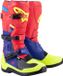 Alpinestars Tech 3 Rouge Vif Bleu Foncé Jaune Fluo US 5