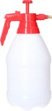 Cm Plantenspuit met hoge druk sproeier/vernevelaar - kunststof - 3 liter - rood/wit - 34 cm