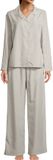 Seidensticker Dames pyjama Classic Fil a Fil shadow