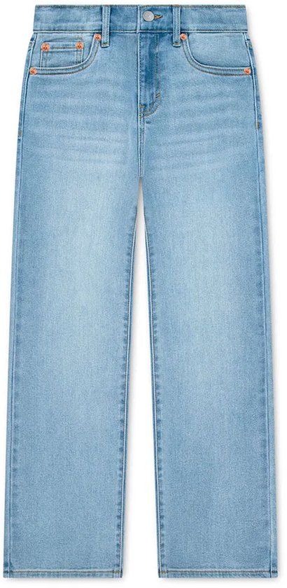 Levi's Kids G381 Wide Leg Fit Jeans Blauw Katoen Meisje 12 Jaar