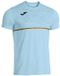 Joma Record III T-shirt Heren Sky Blue S Polyester Korte Mouw Logo