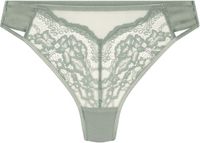 Hunkemöller Dames Lingerie String Briar - Groen - maat XL