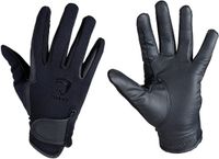 Horka Handschoenen sport Zwart S Unisex Polyester Fleece Imitatieleer Thermo Paard Volwassenen