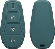 kwmobile autosleutel hoesje geschikt voor BYD Atto 3 / Sealion / Han / Tang / Dolphin / Seal hoes - TPU autosleutel behuizing - Beschermende auto sleutel case - Sleuteletui in Arctische nacht