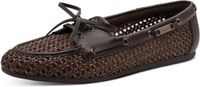 Tamaris damesballerina 1-23611-46-338 damesschoenen veganistisch donkerbruin