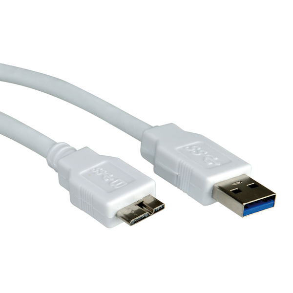 Value USB 3.0 kabel, type, A M - Micro B M 2,0m