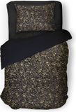 Eleganzzz Dekbedovertrek Foil Velvet - Black - 140x200/220cm