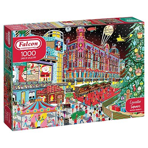 Jumbo Falcon Contemporary Leicester Square, legpuzzels voor volwassenen, 1.000 stukjes puzzel