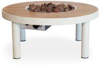 Happy Cocooning vuurtafel Riviera 80 oyster beige