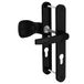 Bricard 7788923 Handgreepset op smalle plaat 247x25 mm Emetal Zwart Gelakt