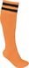 PROACT® Sportsokken Met Contraststrepen PA015 - Sun Orange / Black - 31/34 EU