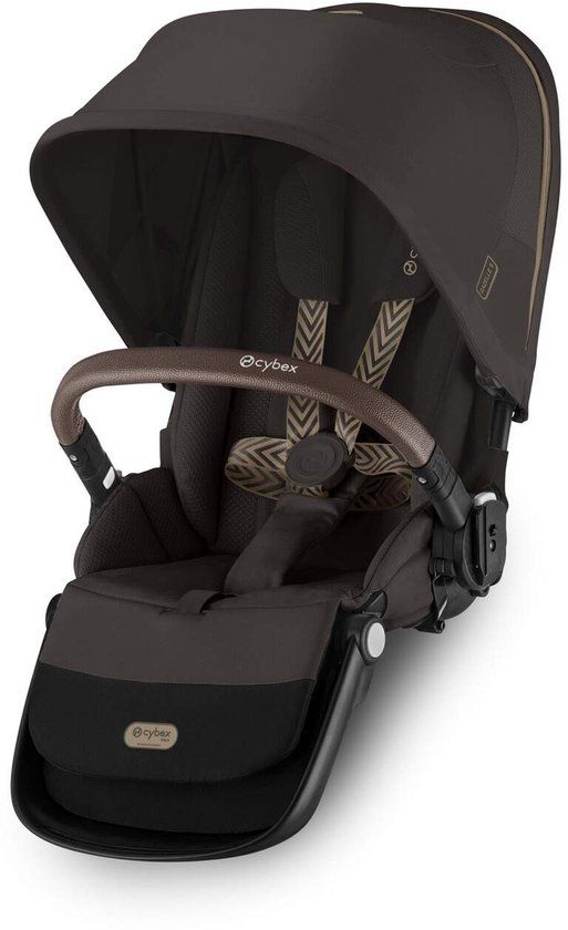 Cybex Gazelle S 2e Buggyzit - Kinderwagen - Taupe Frame - Chocolate Brown