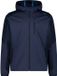 CMP Jas met rits, Herfst/Winter 2025, Mannen, 3XL, Zwart/Blauw, Polyester, Softshell, Waterafstotend, Winddicht, Met capuchon