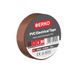 ERKO PVC Isolatietape 15mm x 10m, Bruin