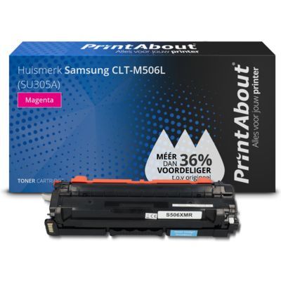 PrintAbout CLT-M506L Toner Magenta | Compatible with Samsung Printers | High Yield