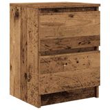 vidaXL TV-meubel 40x35x54 cm spaanplaat oud hout