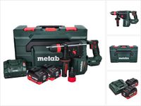 Metabo KH 18 LTX BL 28 Q accu-boorhamer 18 V 3 J SDS plus Brushless + 2x accu 10,0 Ah + oplader + metaBOX