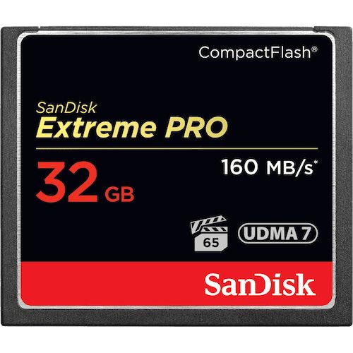 SanDisk Extreme Pro CompactFlash 32GB - 160MB/s