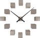 Karlsson Wandklok DIY Cubic Metallic - Grijs - 40x5.5x40cm