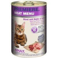 PREMIERE Vleesmenu Volwassen Rund met kalf en kip 6x400 g