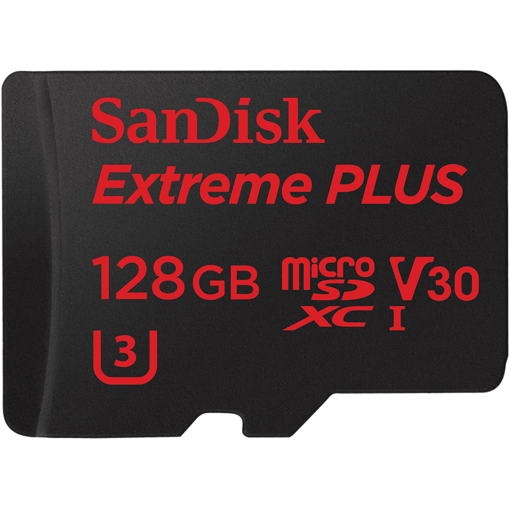 SanDisk Extreme microSDXC 128GB - Class 10 - UHS-I - 95MB/s - incl. SD-adapter