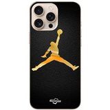 Apple Iphone 16 Pro Max Jordan logo 23 nike basketbal couleur dorée Maniacase