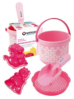 Spielstabil 7511 - Zandbakspeelgoedset - Roze - 5 stuks