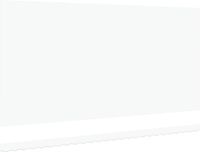 vidaXL Vervangingsdoek voor zonnescherm 6x3.5 m Wit Polyester
