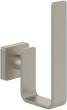 Villeroy & Boch Elements Striking Reserve-toiletpapierhouder, reserverolhouder, toiletpapier voor wandmontage, toiletpapieropslag van messing, vierkant, geborsteld nikkel mat