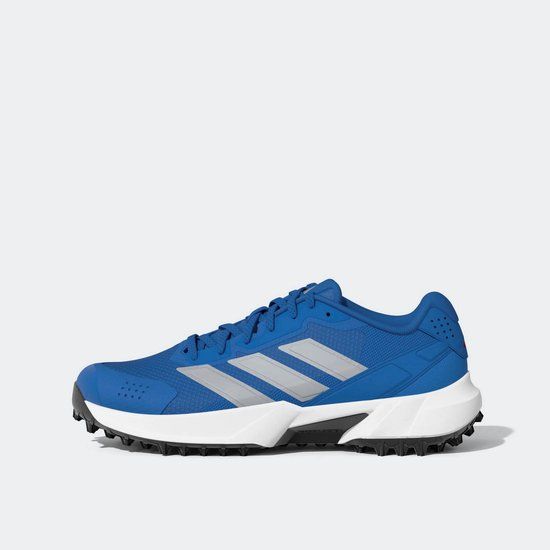 Adidas Hockey Lux League 26/27 Unisex Royal-Silver Synthetisch Gras Volwassenen Schoenmaat 45 1/3
