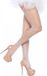 Smiffys Fishnet Tights - One Size - White
