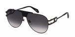 Just Cavalli SJC095 Zonnebril Unisex Zwart Kunststof Rechthoekig