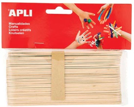 Apli Kids houten sticks XXL 40 stuks