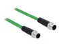 Delock M12 4-pins D-gecodeerde industriële netwerkkabel - Profinet / TPU PUR - 2 meter