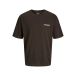 JACK & JONES JJEBRADLEY GRAPHIC TEE SS O-NECK NOOS T-shirt Homme L Coton Coupe ample Automne/Hiver 2025