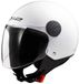 LS2 OF558 Sphere II Solid Gloss White Jet Helm - Helm
