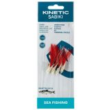 Kinetic Sabiki Hokkai #5 130cm Rose Flash