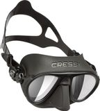 CALIBRO Cressi Calibro Masker Zwart Mirrored