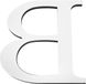 Acryl Acryl Letter Sticker - Spiegel Muursticker - Muur Decoratie - 3D Effect - 20cm Hoog - Argent