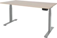 Schaffenburg Dextro Plus Zit-sta-bureau Rechthoekig Eiken T-Voet 1.200 (B) x 800 (D) x 645 (H) mm Melamine
