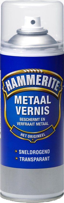 Hammerite Metaalvernis - Hoogglans - Transparant - 400 ml