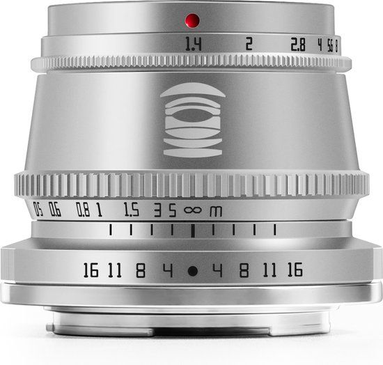 TT Artisan 35mm F1.4 APS-C Lens for Leica/Sigma L-Mount - Silver