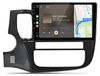 Awesafe Icecat Radio-upgradekit, compatibel met Mitsubishi Outlander (2012-2018), met Carplay, Android Auto, navigatie, Bluetooth, DAB+, achteruitrijcamera, 10 inch scherm en 64GB opslag