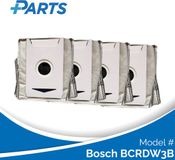 Bosch BCRDW3B Sacs aspirateur (4 Pièces, alternative Plus.Parts® à BHZRDBAB)