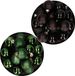 Kaemingk B.V. Kerstversiering boules de Noël en plastique mélange de couleurs noir/vert foncé 4 et 6 cm paquet de 80x pièces