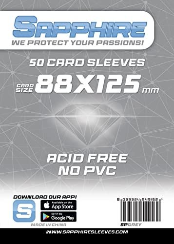 Red Glove - 50 saffier sleeves grijs 103 x 128 SPGREY