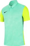 Nike Trophy IV Sportpolo - Maat 128 - Unisex - Aqua/Lime Groen